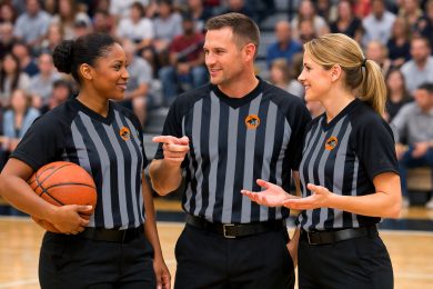 Referees on the court#1-2